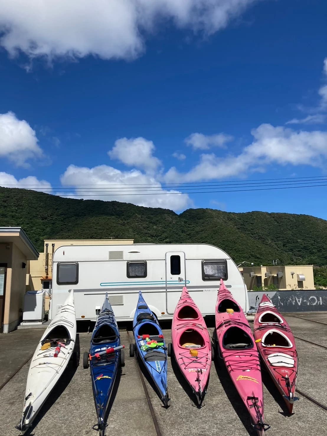 ヤマハタマリンサービスあまんの宿泊施設の様子